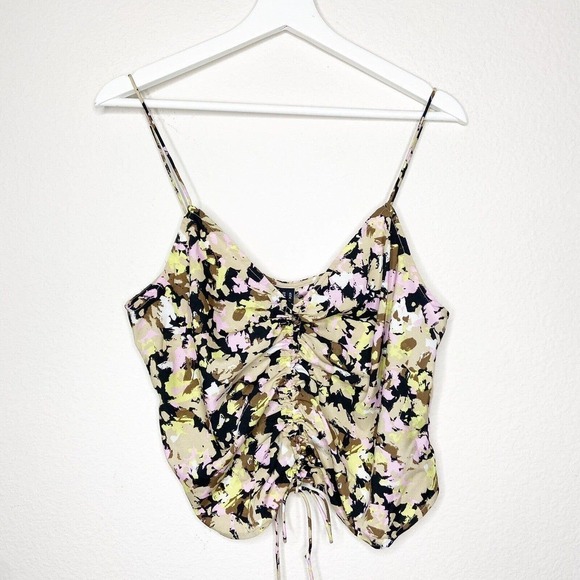 Vera Moda Chaddi Camisole Ruched Front Blouse  NWT - Picture 2 of 7